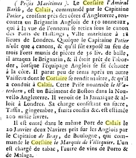 Capitaine potier corsaire calais 9 fevrier 1757 2 1